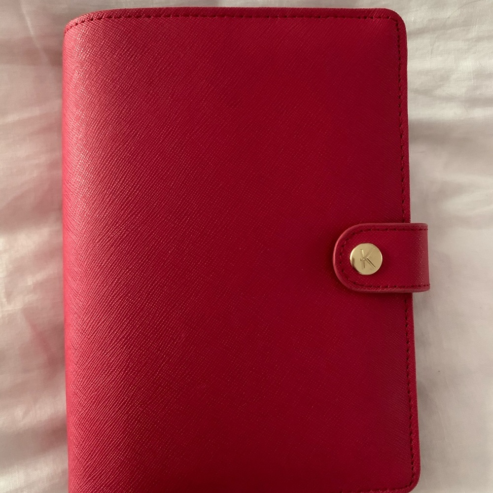 Red Personal size Kiki-k planner